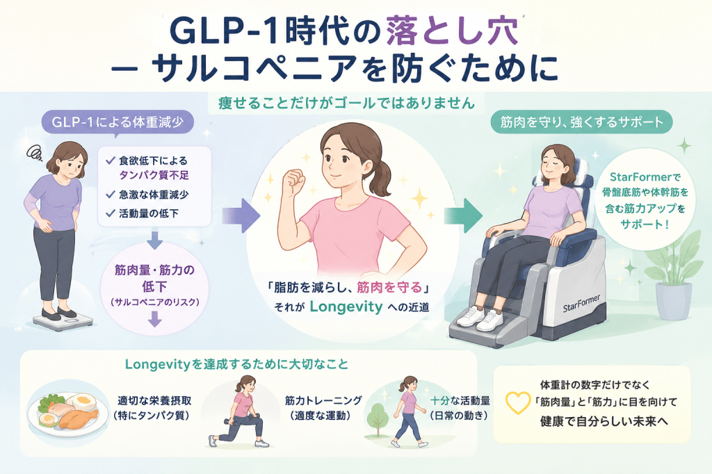 GLP-1時代の落とし穴 ― サルコペニアを防ぐために
